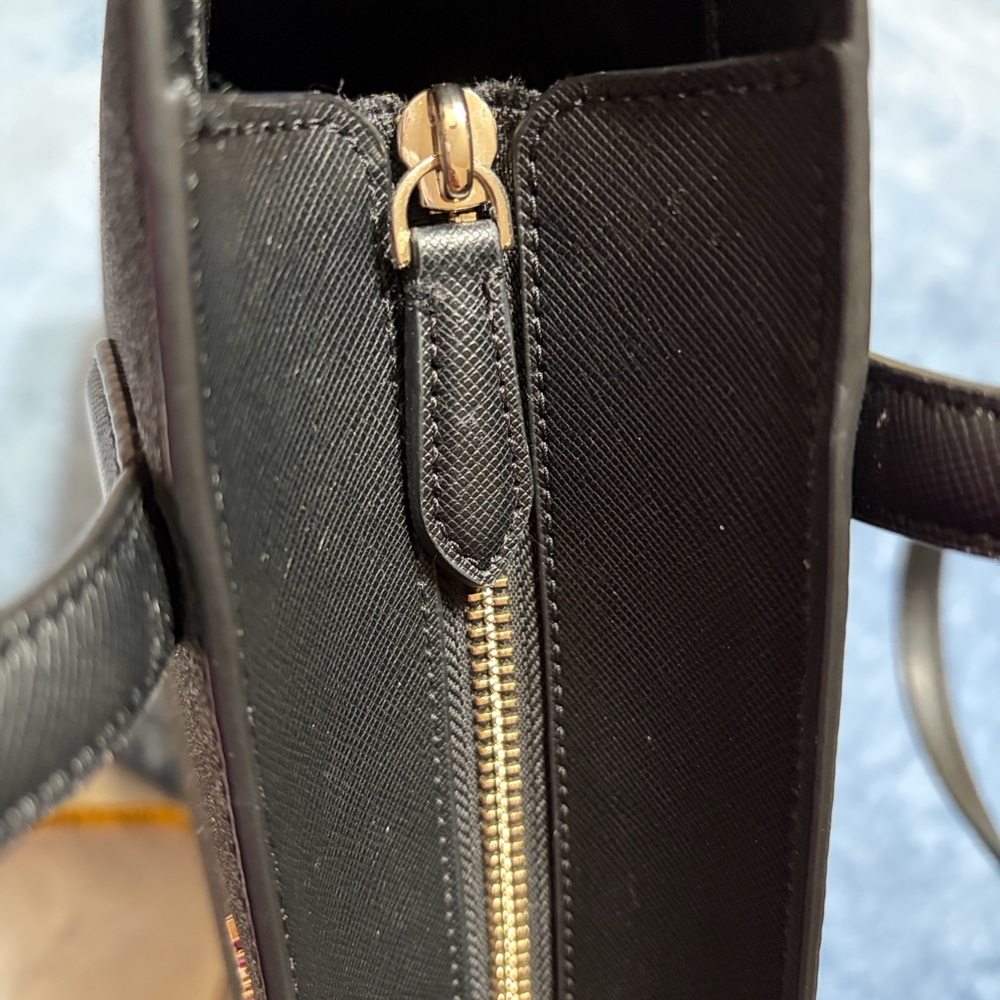 kate spade Black Leather tinsel Tote - Picture 13 of 13
